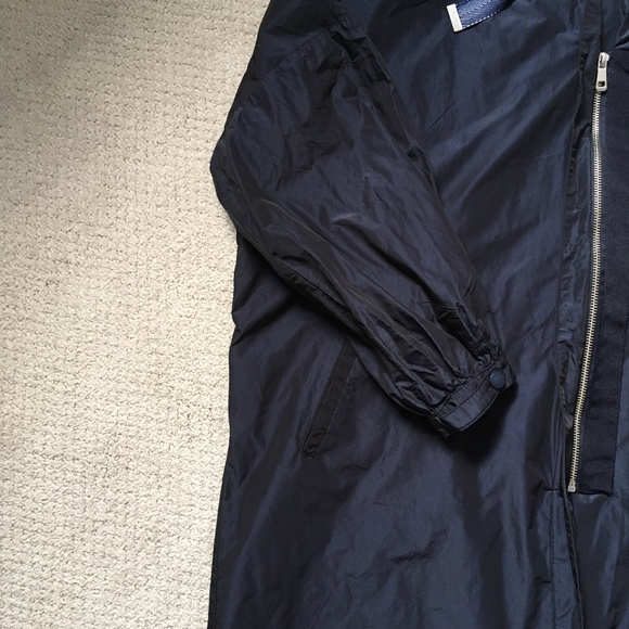 ZARA BASIC Rain Jacket in dark navy - Picture 4 of 8